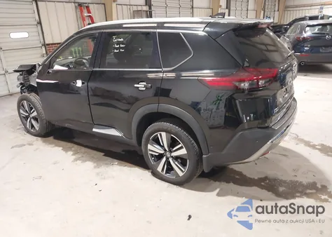 2021 Nissan Rogue Platinum Intelligent Awd z USA, uszkodzony, nr VIN JN8AT3DD2MW307977